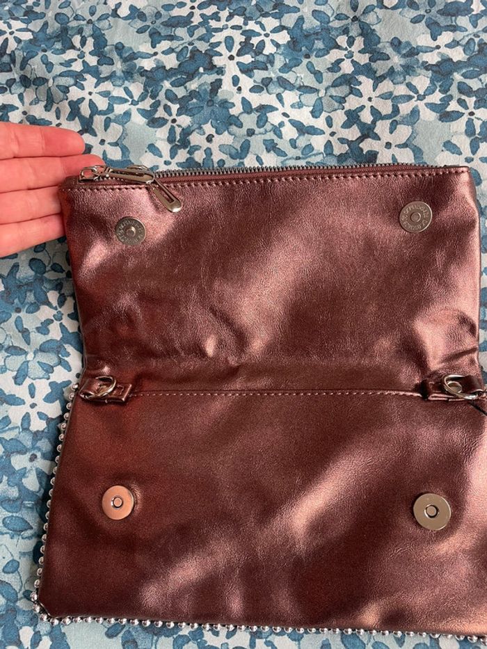 Sac pochette sertie de perles Flora&co - photo numéro 4