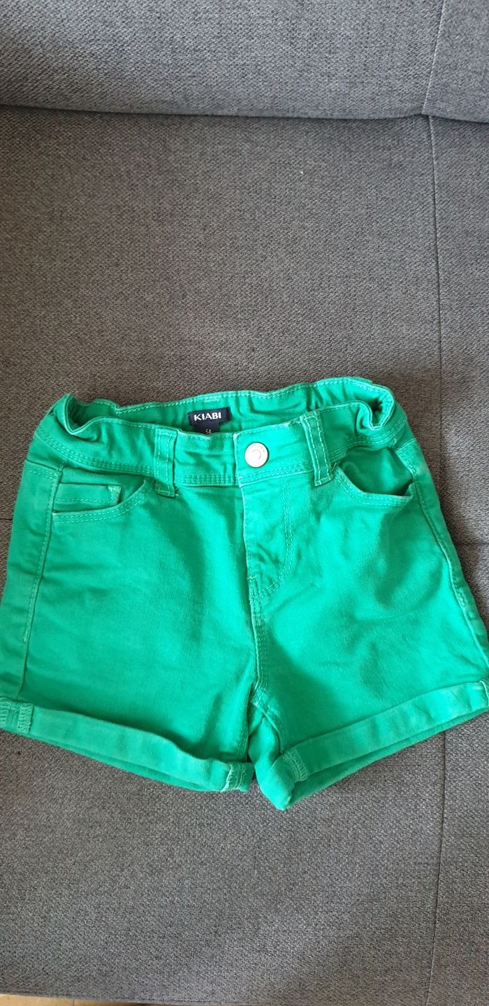 Short en jean vert kiabi 5 ans