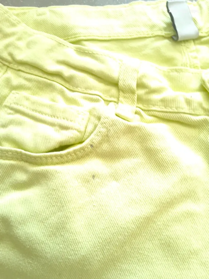 Short vert jaune anis - photo numéro 4