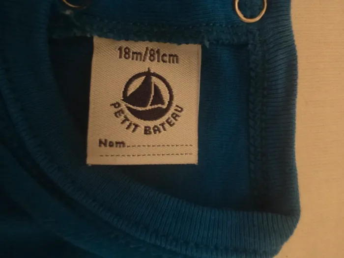 T-shirt Petit Bateau bleu - photo numéro 3
