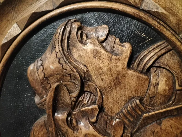 Assiettes murale bois sculpté - photo numéro 10