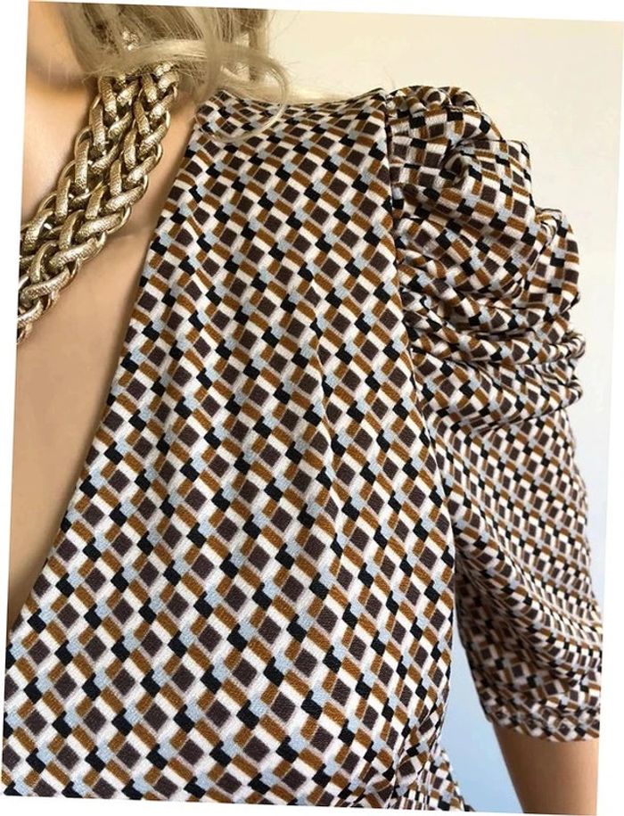 Blouse imprimée neuve à manches courtes Morgan taille S (valeur 35€) - photo numéro 6