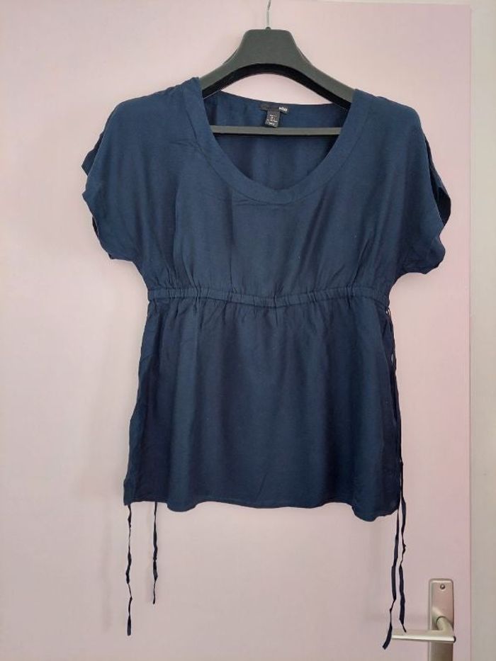 Blouse bleu