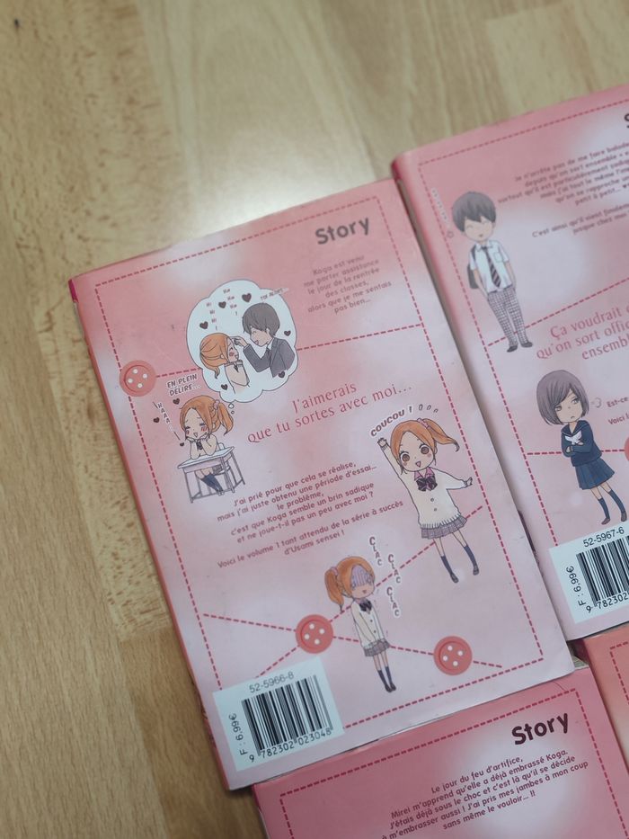Lot de 6 Kokoro Button - Soleil manga - photo numéro 2