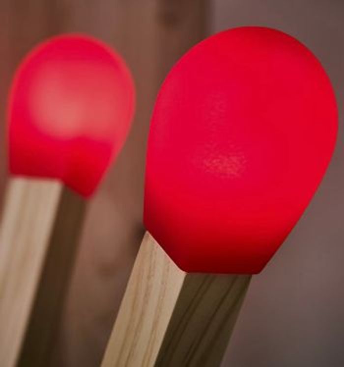IKEA strala - lampadaire allumette bois à led - photo numéro 3