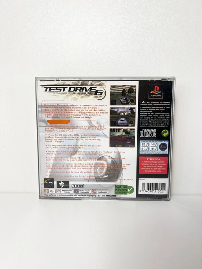 🇫🇷 Jeu Play Station 1 complet : Test Drive 6 PAL FR - photo numéro 2
