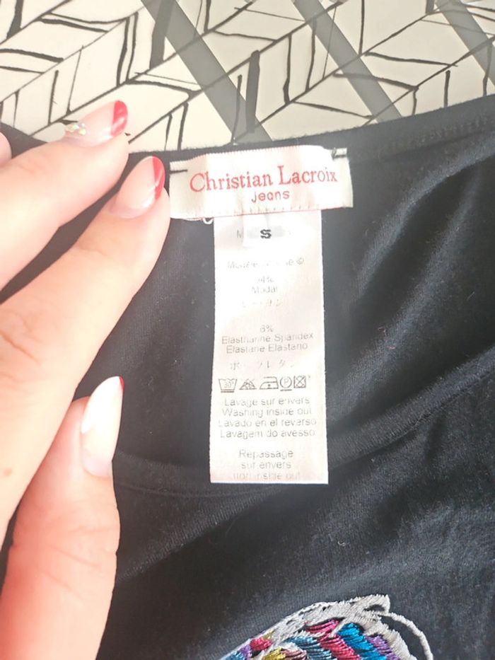 T-shirt marque Christian Lacroix - photo numéro 5