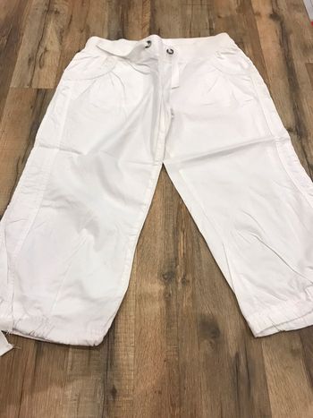 Pantacourt blanc