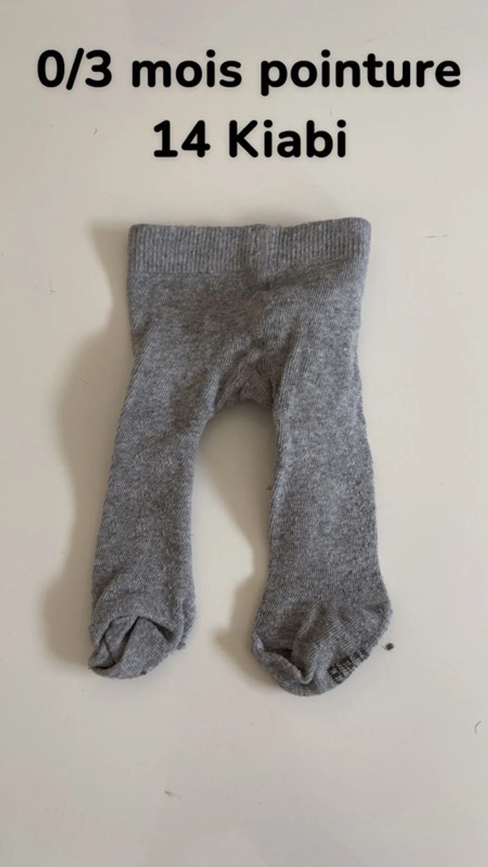 Collants 0/3 mois taille 14
