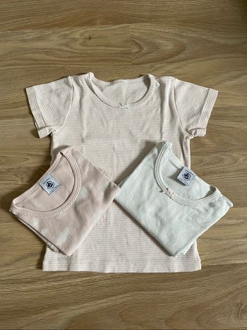 Lot maillots de corps manches courtes