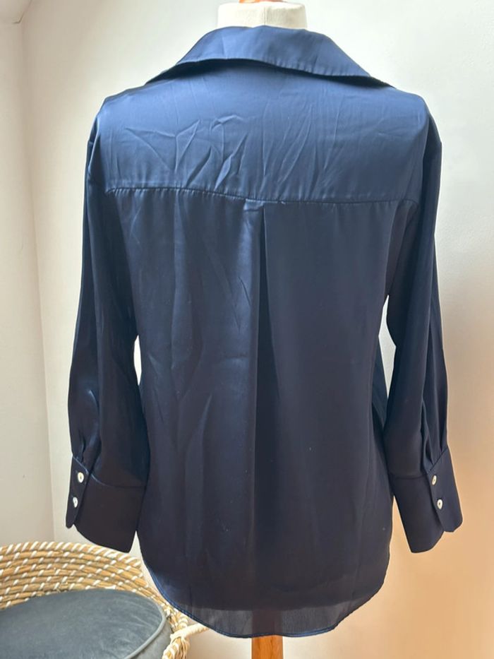 Chemise bleue - Zara - XS - photo numéro 9