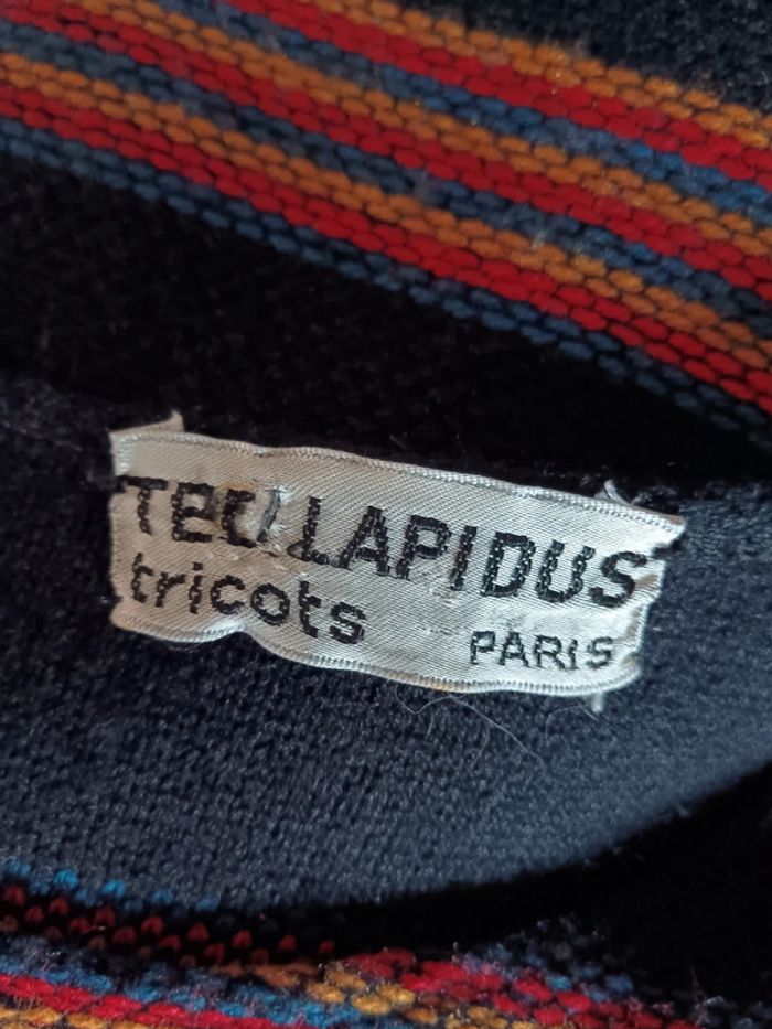 Robe 70s maille laine Ted Lapidus Tricots - photo numéro 8