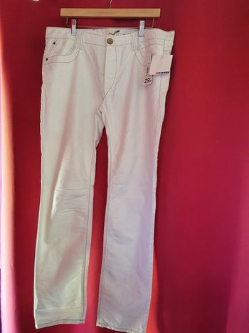 Pantalon blanc kiabi taille 46 slim