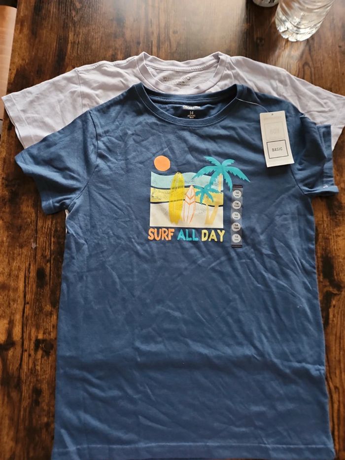 Lot de 2 Tee-shirt garçon monoprix et Orchestra