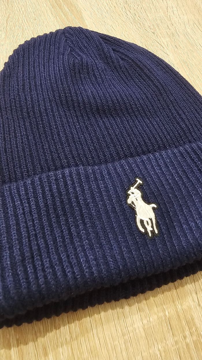 Bonnet Ralph Lauren bleue - photo numéro 3