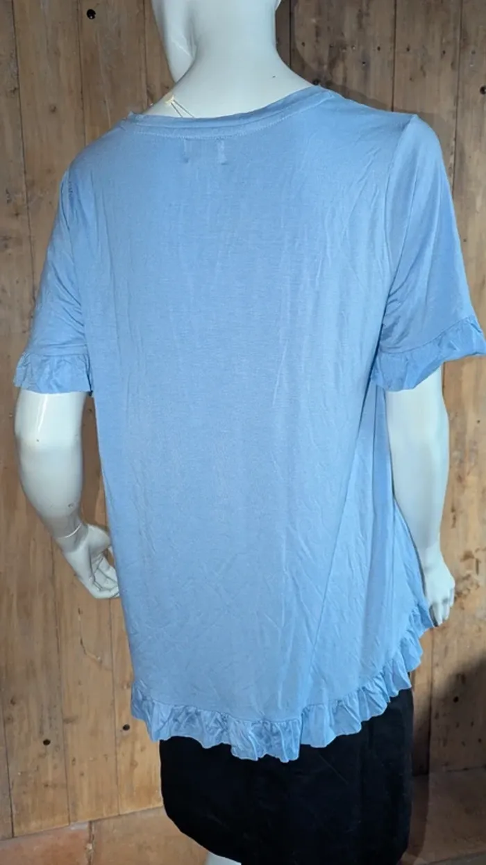 t-shirt à volants Greige XL - photo numéro 4