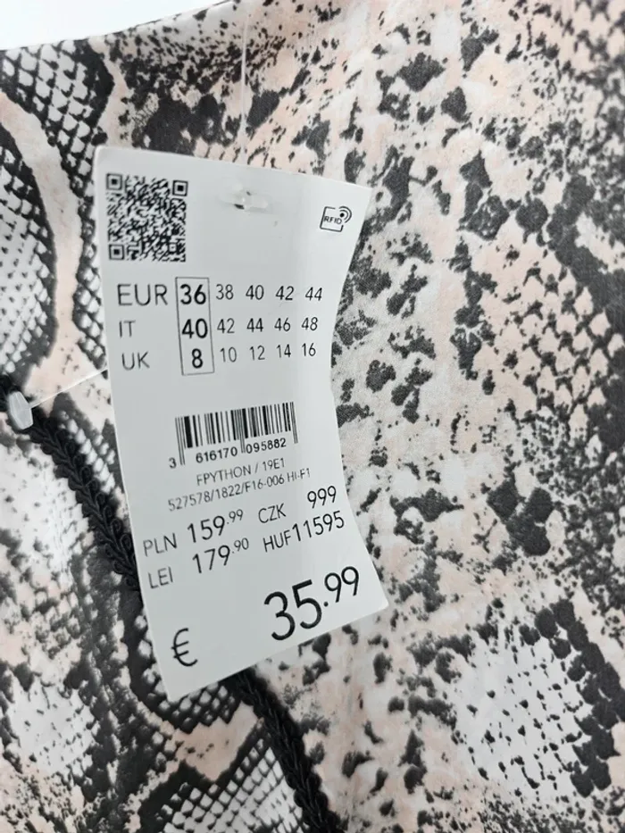 Jupe Camaïeu – Taille 36 – Imprimé python – Neuve avec étiquette - photo numéro 5