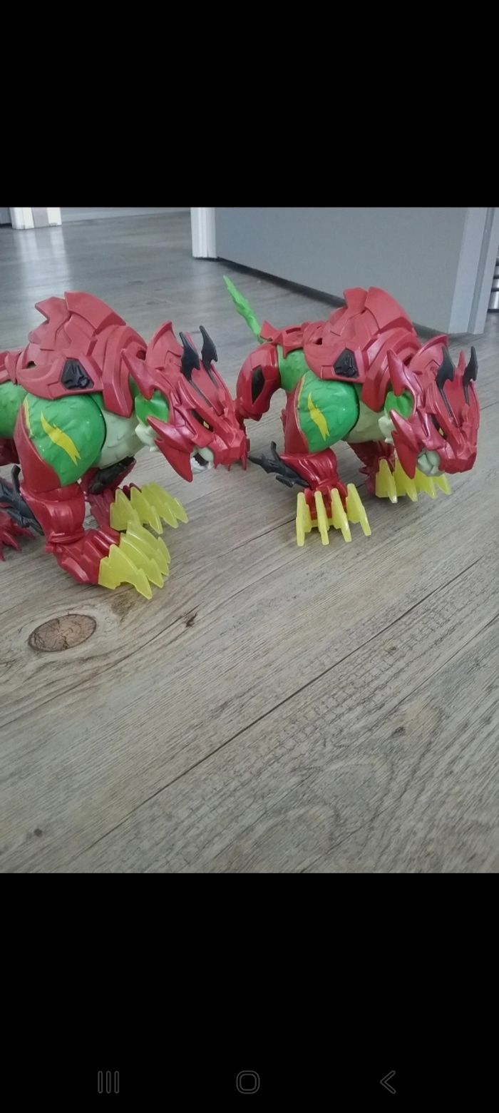 Lot 2 tigres de combat Musclor Les maitres de l'univers