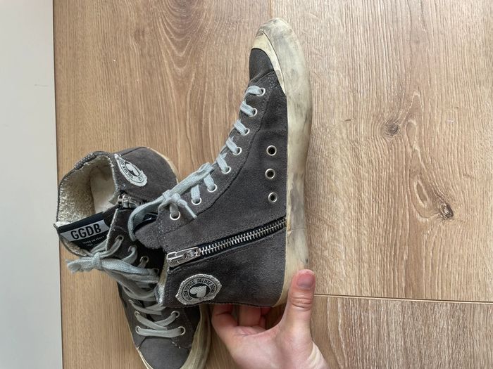Baskets montantes grises Golden Goose - photo numéro 7