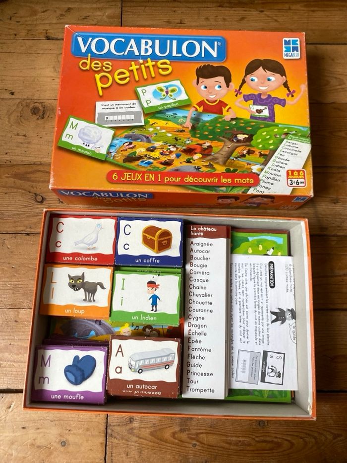 Vocabulon des petits dès 3 ans Megableu