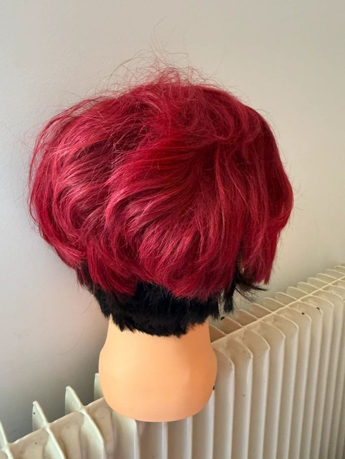 Tête Malléable Professionnelle de Coiffure - Raphael Perrier (Cheveux Rouges Vifs) - photo numéro 3