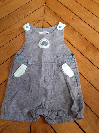 Combishort obaibi taille 6 mois
