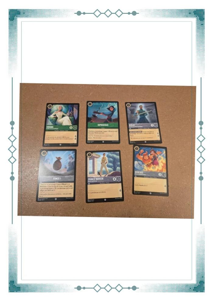 Lot Carte Lorcana Chapitre 2 - photo numéro 3