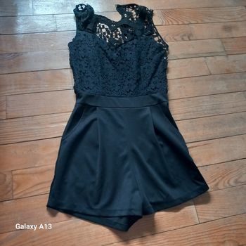 Combi-short noir