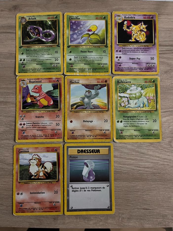 Cartes Pokémon lot