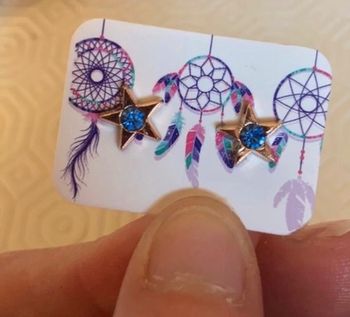 Boucles d’oreilles etoiles