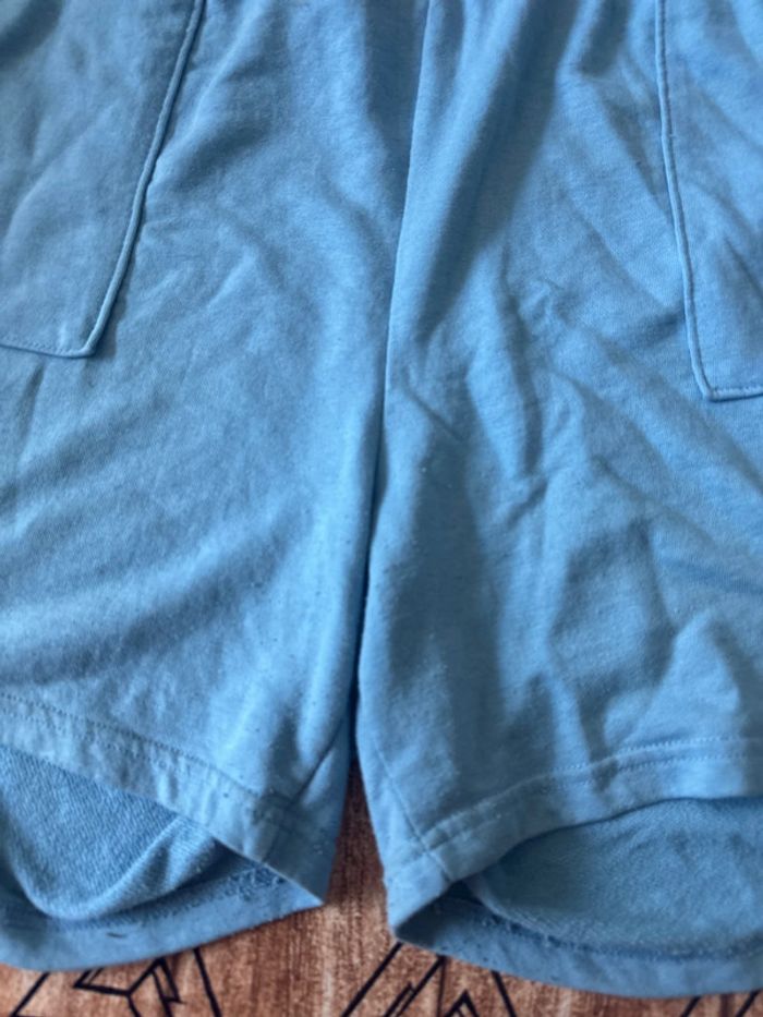 Short bleu ciel grande taille - photo numéro 4