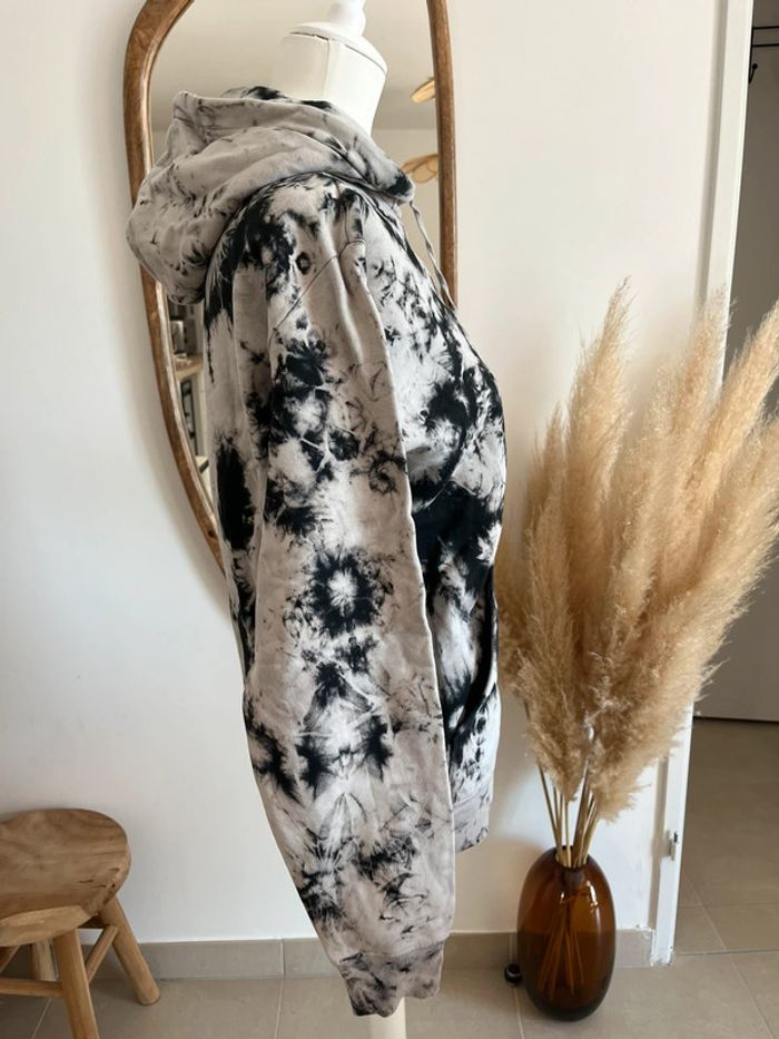 Sweat à capuche gris et noir Saint Laurent - photo numéro 4