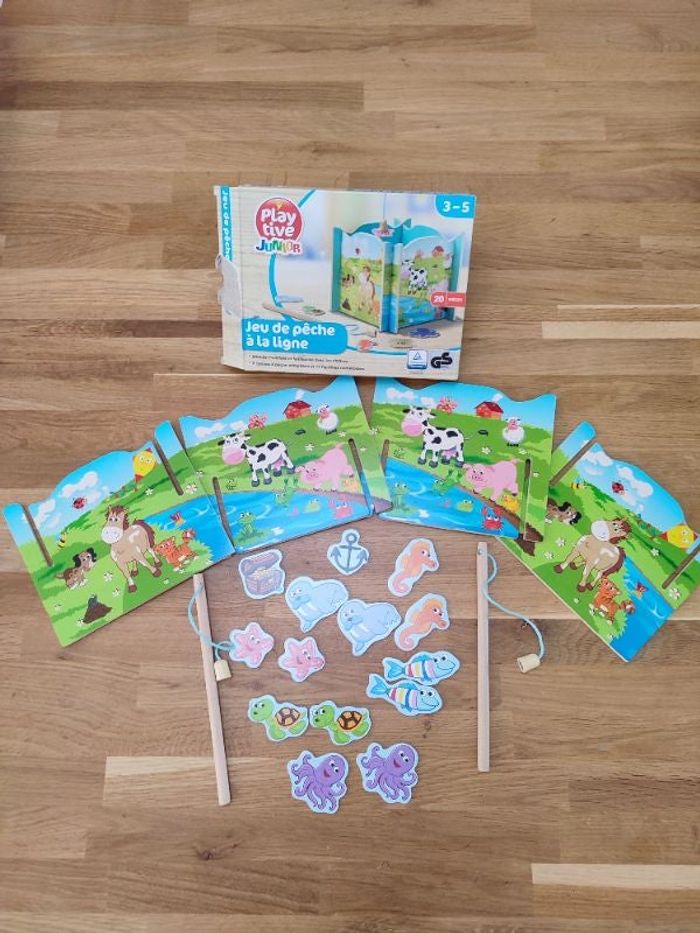 Jeu pêche à la ligne en bois Playtive