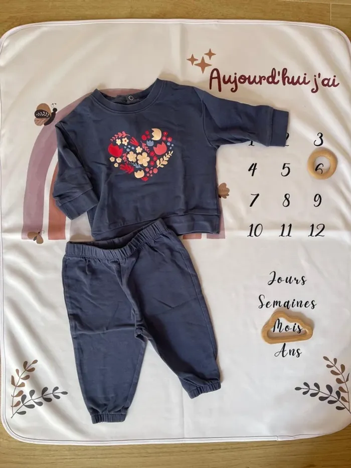 Ensemble bébé fille Lupilu – Taille 6 mois
