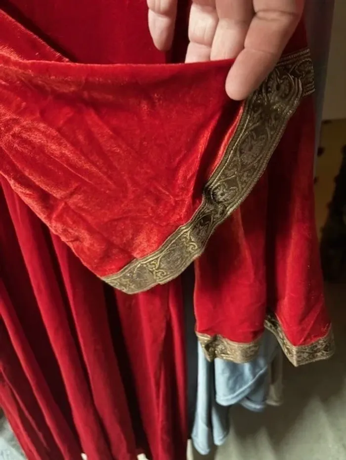 robe médiévale enfant 10 ans 134/140 cm - photo numéro 8