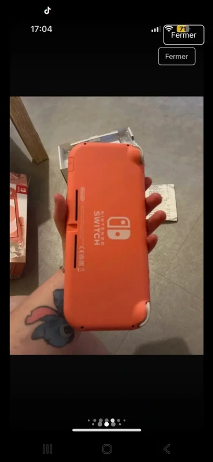 Nintendo switch lite rose encore sous garentie 2 ans - photo numéro 9