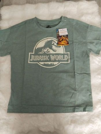 Tee-shirt jurassic world neuf avec étiquettes, 11 ans