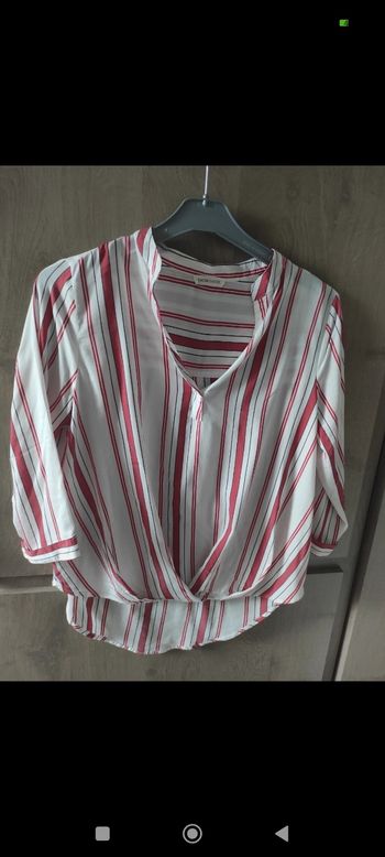 Blouse neuve Camaïeu bicolore
