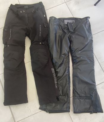 🏍️🌧️Pantalon de moto, marque Bering, modèle Odyssée, vendu avec son aqua membrane amovible - taille M - parfait état