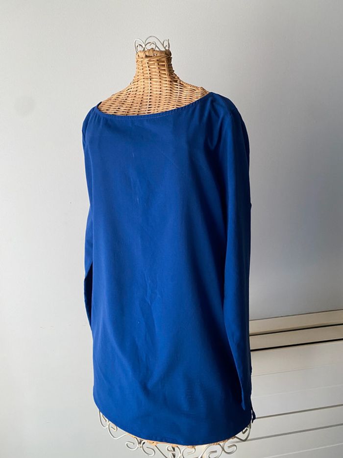Blouse Zara bleu roi taille 36 - photo numéro 3