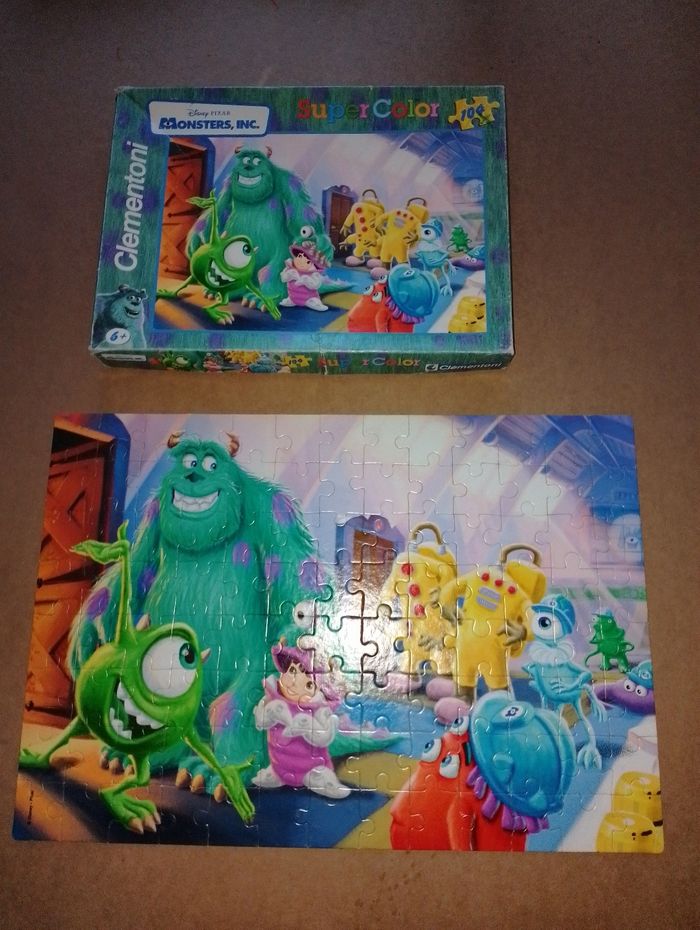 Puzzle TBE complet Monstres et Cie Clémentoni - photo numéro 2