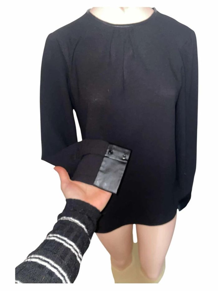 Blouse noir - Zara woman - Taille S - photo numéro 2