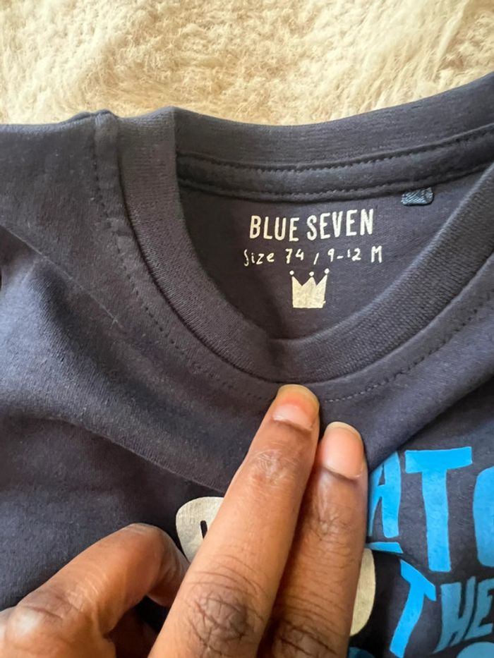 T-shirt longue manche bébé garçon 9/12 mois - photo numéro 3