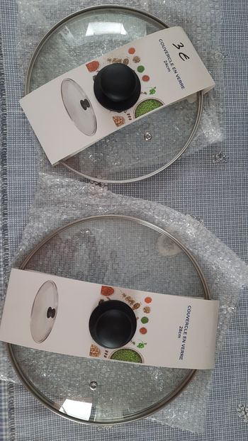 Lot de 2 couvercle de cuisine