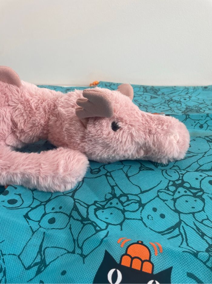 Peluche Jellycat HUGUE dragon Rose 🐉🐉 - photo numéro 5