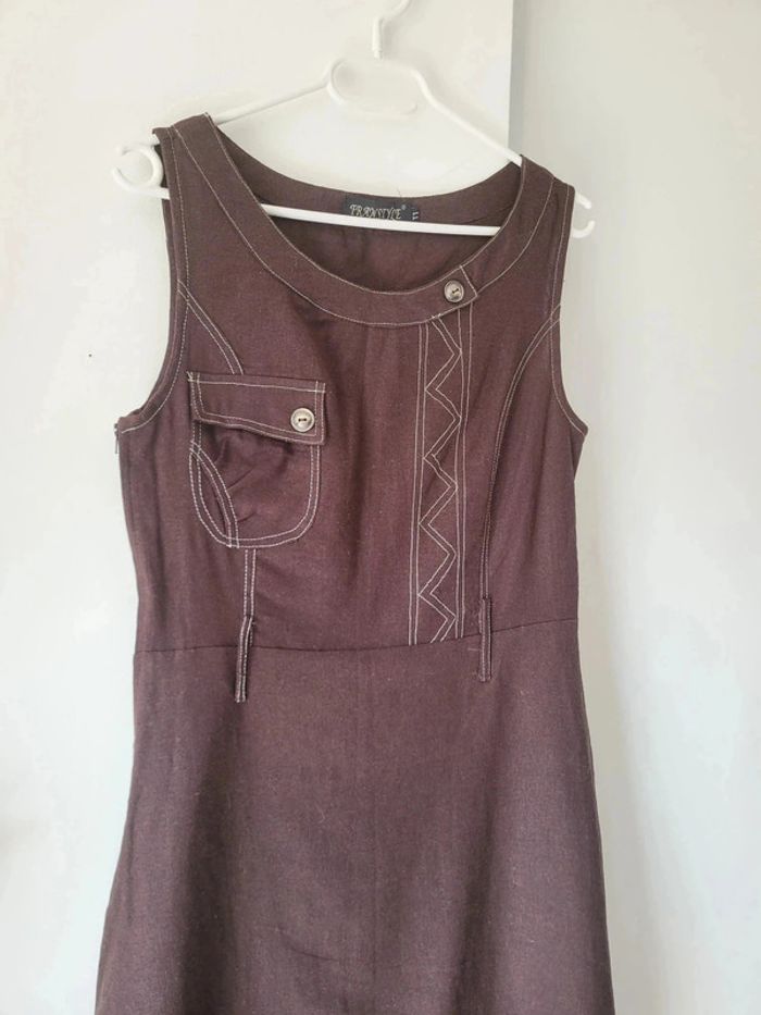 Robe Longue Sans Manches Femme Franstyle – Taille S - photo numéro 2