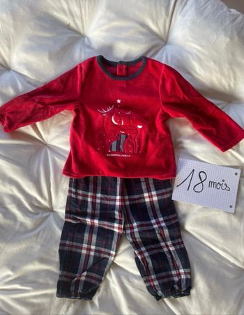 Pyjama bébé 2 pièces 18 mois