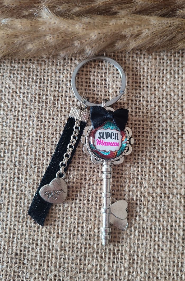 Porte-clés super maman
