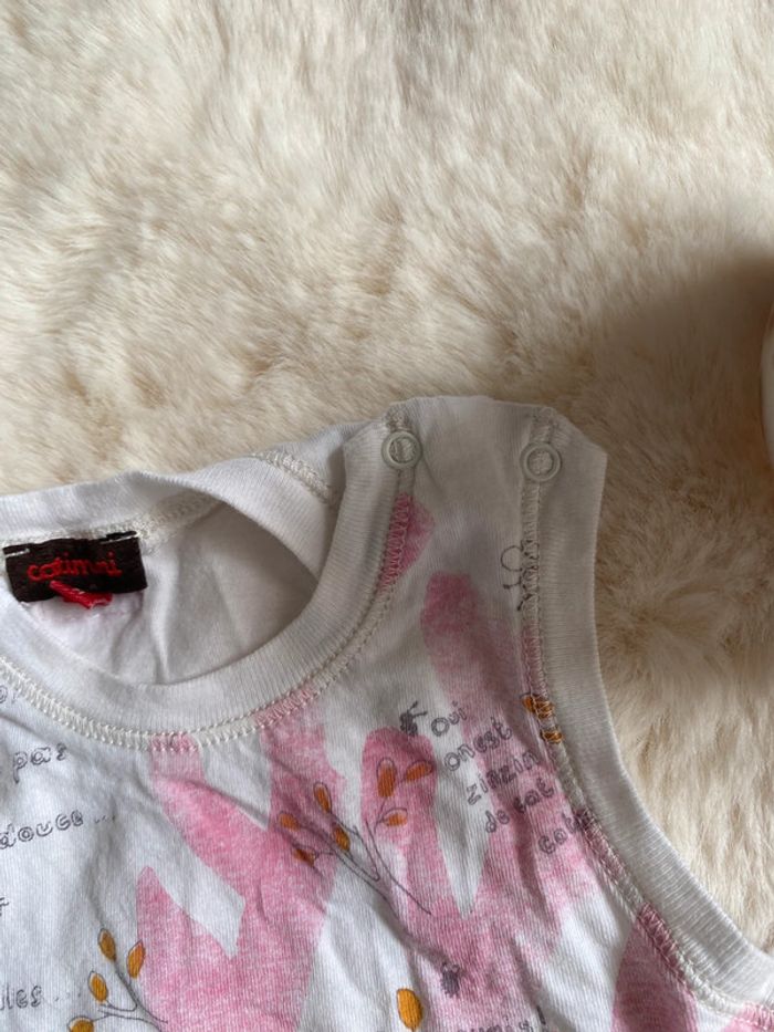 🌸🎀Ensemble Catimini bébé fille – 9 mois – Grenouillère + gilet – TBE🎀🌸 - photo numéro 5