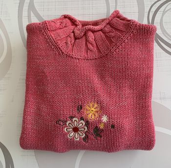 Pull rose - 12 ans - Entre nous les filles